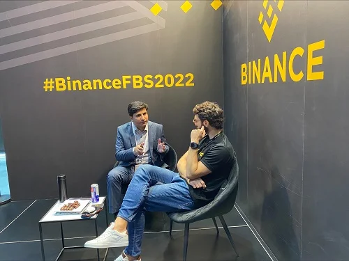 Vizz Web Solutions collaboration with Binance FBS blockchain and fintech event