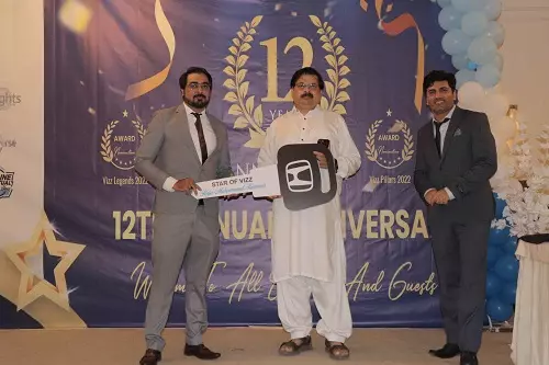 Vizz Web Solutions employee rewarded for outstanding performance and contributions