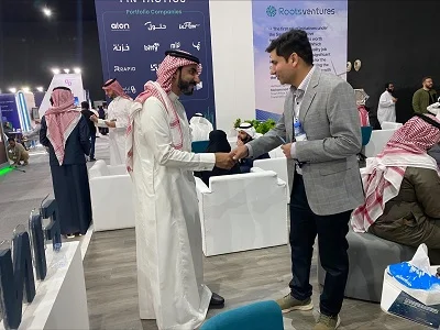Vizz Web Solutions team at Saudi LEAP technology event